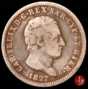 2 lire 1827 (Torino)