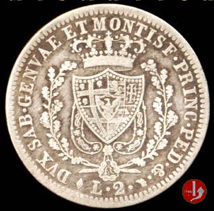 2 lire 1827 (Torino)