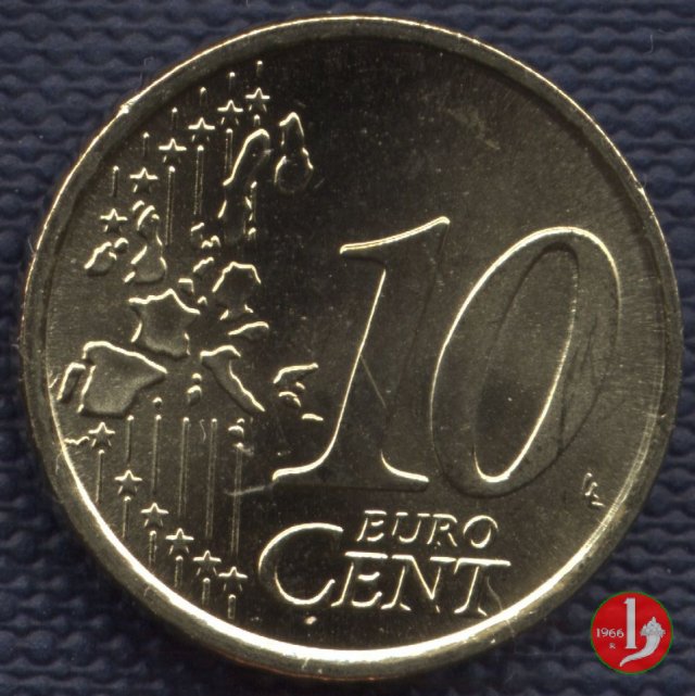 10 centesimi di Euro 2002 (Roma)