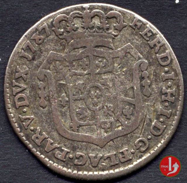 Mezza lira di Piacenza 1787 (Parma)