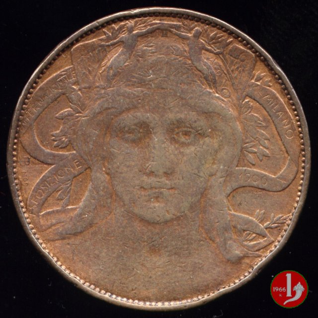 20 centesimi - esposizione di Milano del 1906 1906 (Johnson)