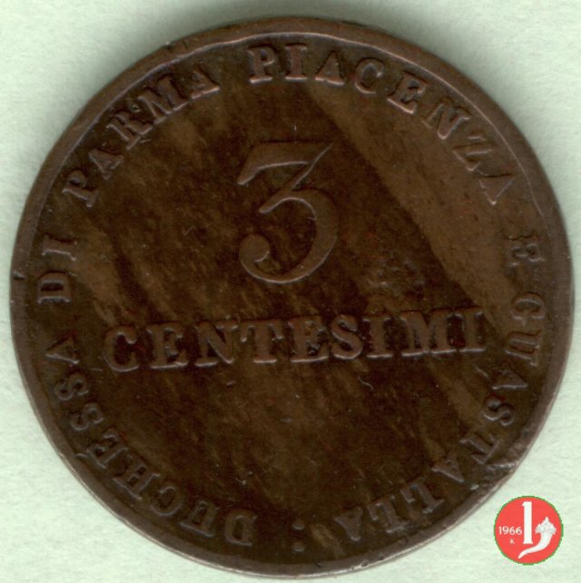 3 centesimi 1830 (Milano)