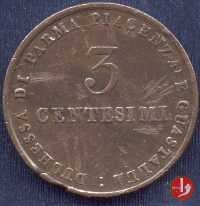 3 centesimi 1830 (Milano)