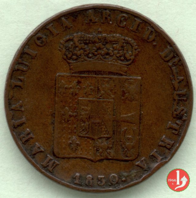 5 centesimi 1830 (Milano)