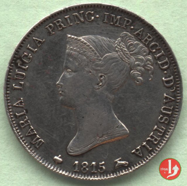 1 lira nuova 1815 (Milano) 1 lira nuova 1815 (Milano)