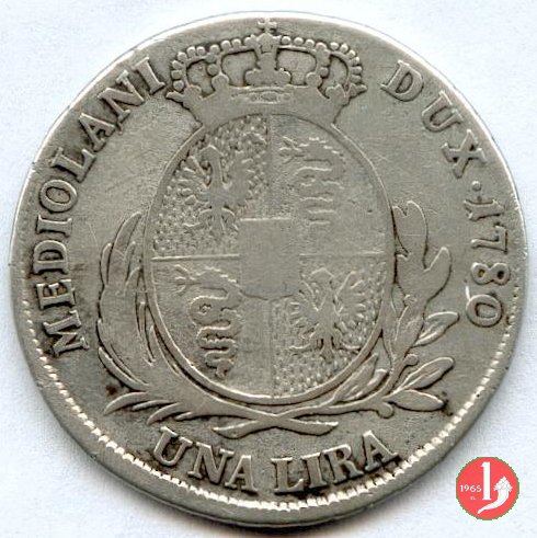 1 lira 1780 (Milano)