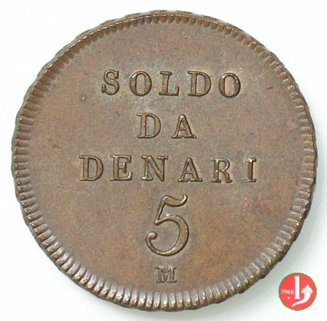 5 denari 1802-1803 (Milano)