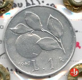 1 lira arancia 1947 (Roma)