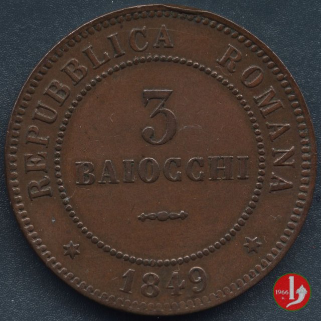 3 Baiocchi 1849 (Roma)