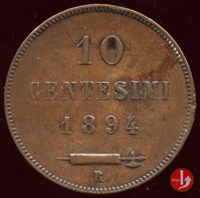 10 centesimi 1894 (Roma)