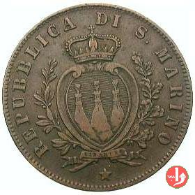 5 centesimi 1869 (Milano)