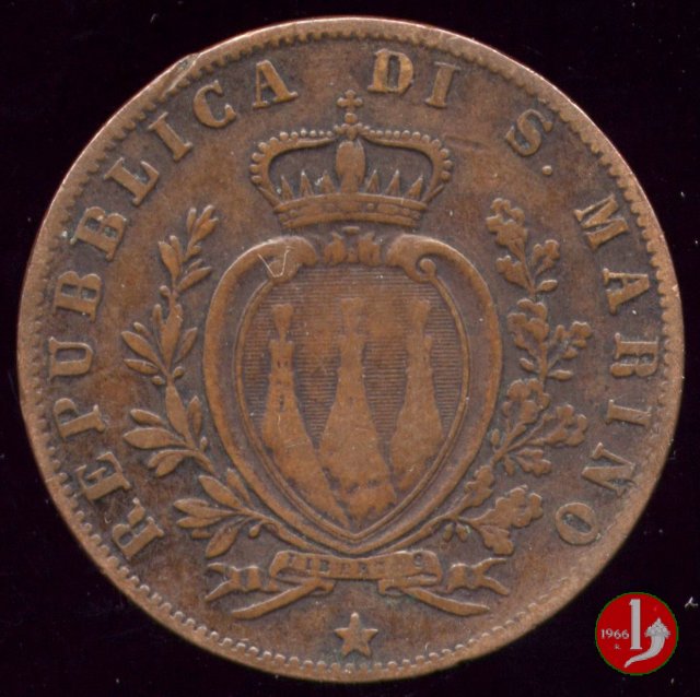 5 centesimi 1894 (Roma)