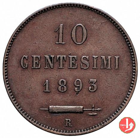 10 centesimi 1893 (Roma)