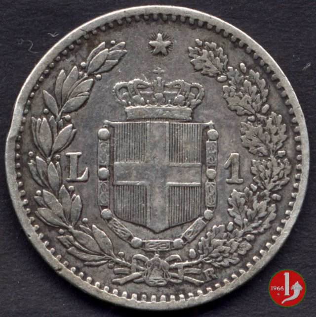 1 lira 1884 (Roma)