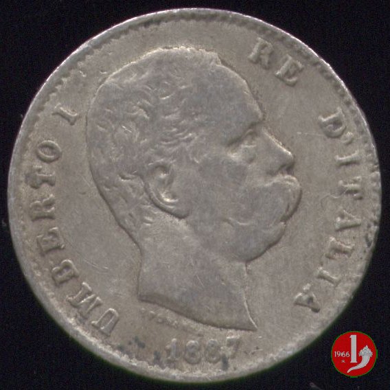 1 lira 1887 (Roma)