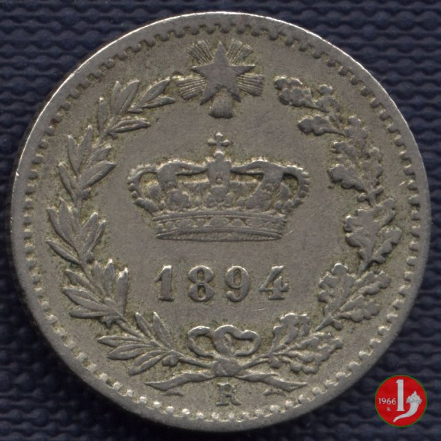 Nichelino o 20 centesimi 1894 (Roma)