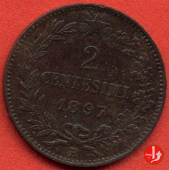 2 centesimi 1897 (Roma)