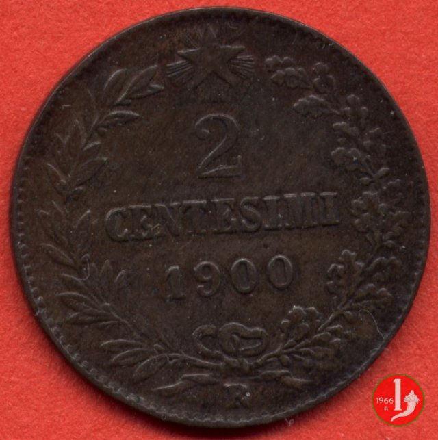 2 centesimi 1900 (Roma)