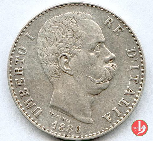 2 lire 1886 (Roma)