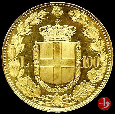 100 lire 1888 (Roma)