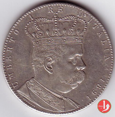 1 tallero 1891 (Roma)