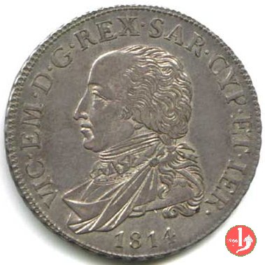 1/2 scudo 1814 (Torino)