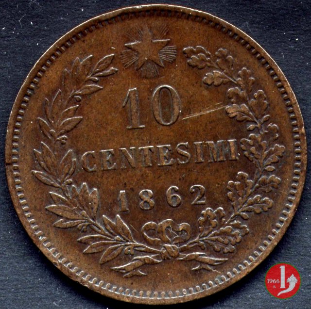 10 centesimi 1862 (Strasburgo)