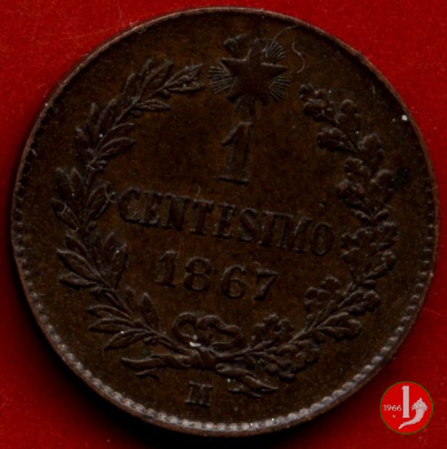 1 centesimo 1867 (Milano)