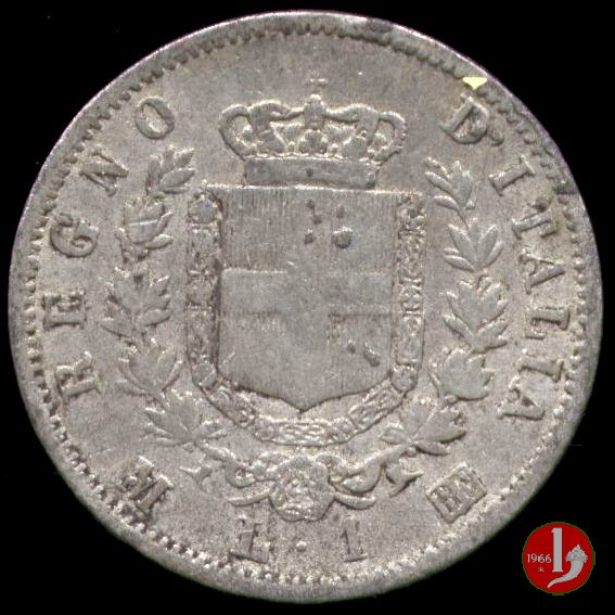 1 lira stemma 1863