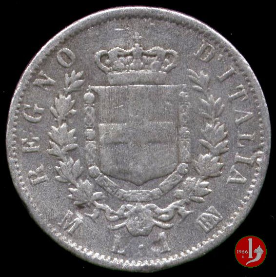 1 lira stemma 1867