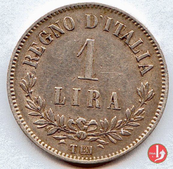 1 lira valore 1863 (Torino)