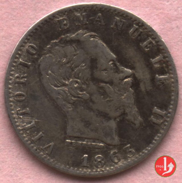 20 centesimi valore 1863 (Milano)