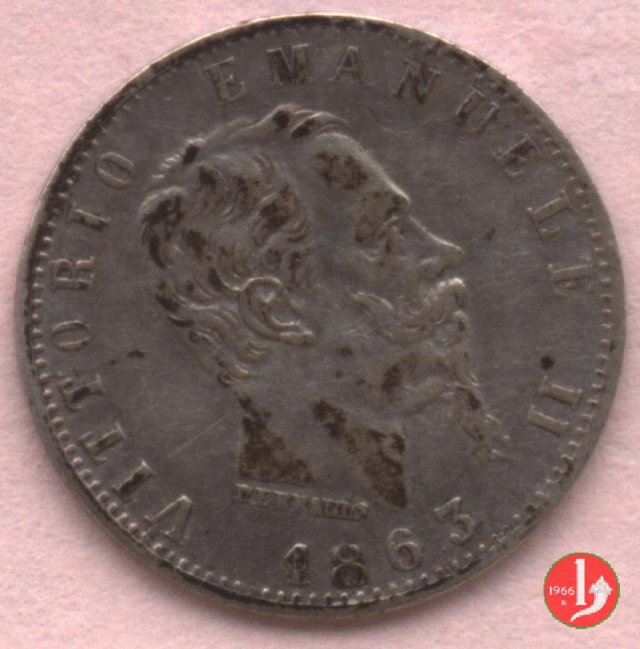 20 centesimi valore 1863 (Torino)