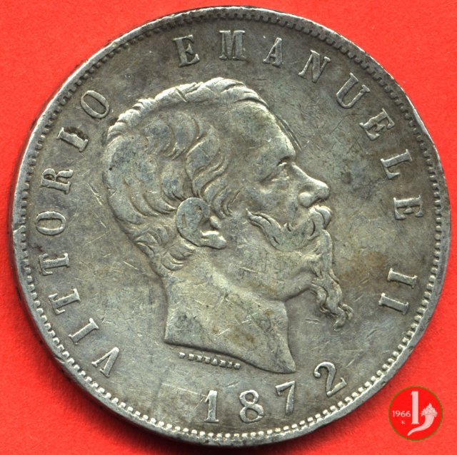 5 lire o scudo 1872 (Milano)