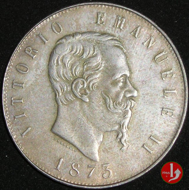 5 lire o scudo 1873 (Roma)