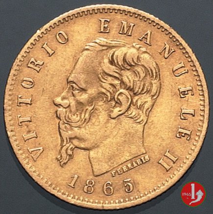 5 lire oro 1865 (Torino)