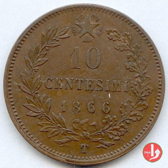10 centesimi 1866 (Torino)