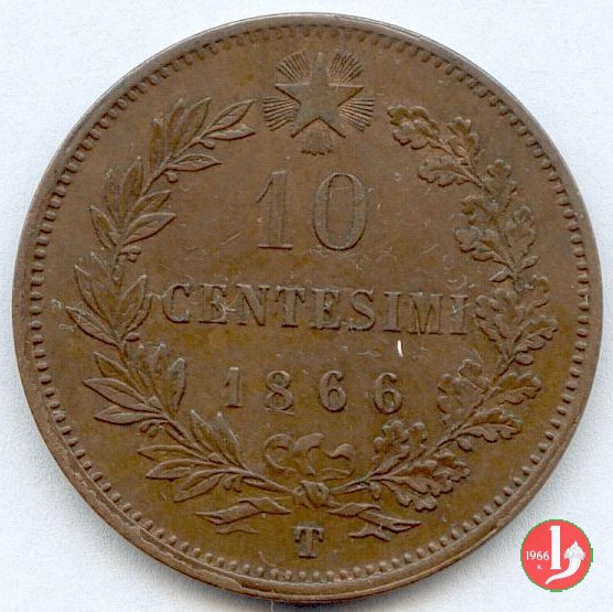 10 centesimi 1866 (Torino)