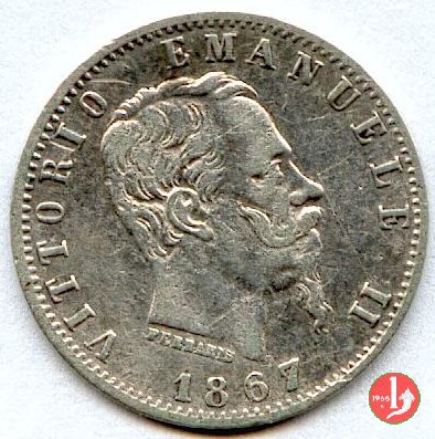 20 centesimi valore 1867 (Torino)