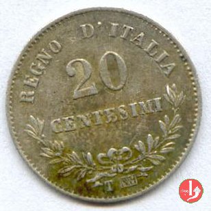 20 centesimi valore 1863 (Torino)