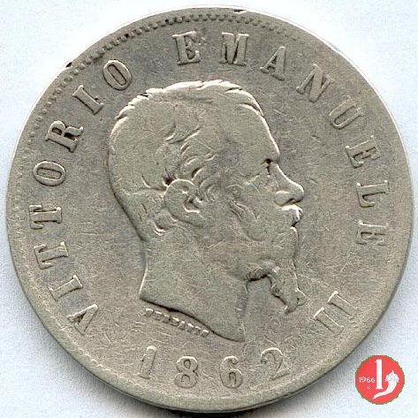 2 lire stemma 1862 (Napoli)