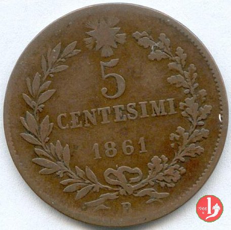 5 centesimi 1861 (Bologna)