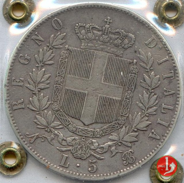 5 lire o scudo 1864 (Napoli)