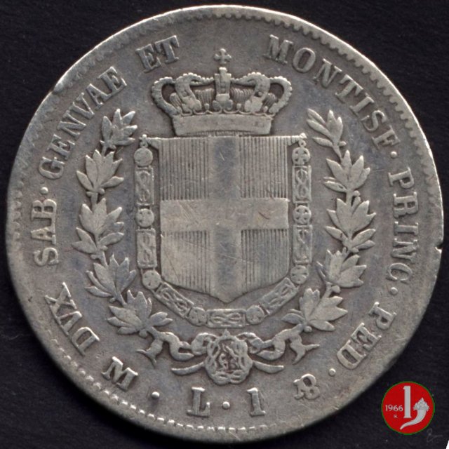 1 lira 1860 (Milano)