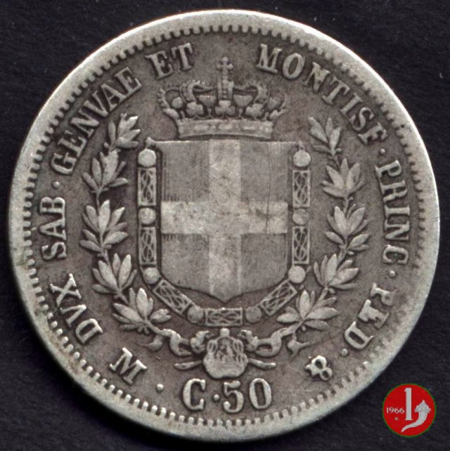 50 centesimi 1860 (Milano)