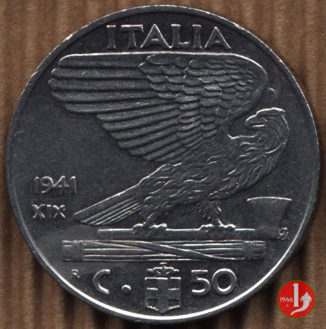 50 centesimi impero 1941 (Roma)