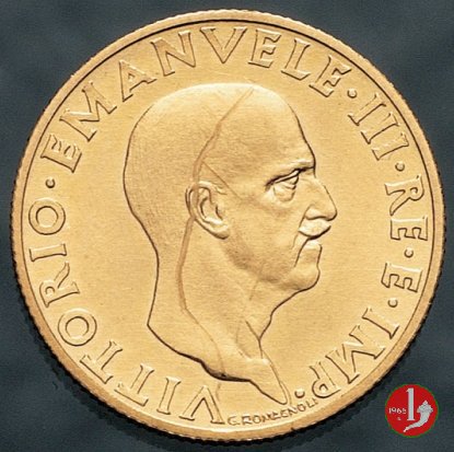 100 lire littore 1937 (Roma)