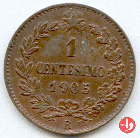 1 centesimo valore 1905 (Roma)