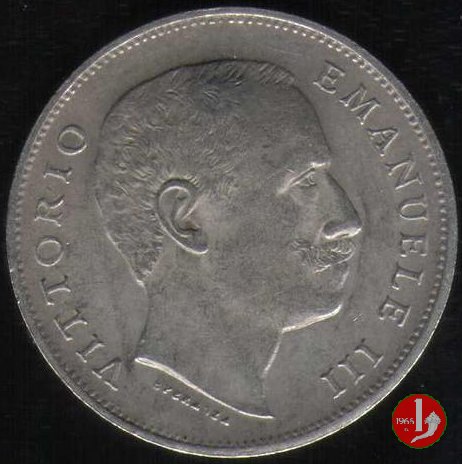 1 lira aquila sabauda 1905 (Roma)