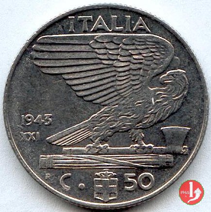 50 centesimi impero 1943 (Roma)